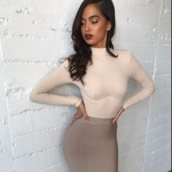 House of CB Tops - House of CB Adalin Underwire Bodysuit